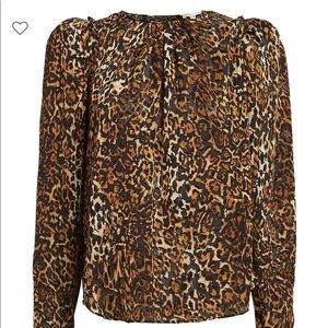 Ronny Kobo leopard burnout top